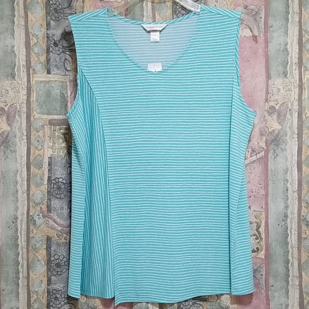 Stretchy, lightweight v-neck